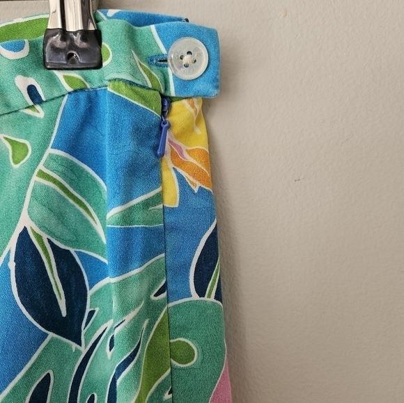 Ralph Lauren pant green tag colorful size 4 - Picture 5 of 7